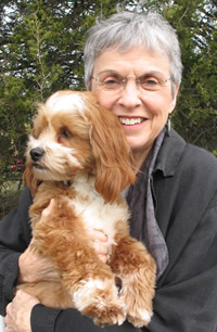 Carole with her dog
